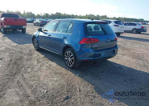 2017 Volkswagen Golf Tsi S 4-Door/Tsi Se 4-Door/Tsi Sel 4-Door/Tsi Wolfsburg Edition 4-Door из США, поврежденный, VIN 3VW217AU7HM040209